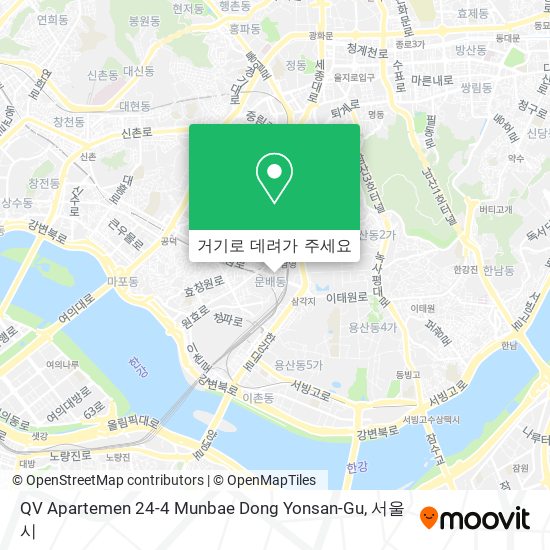 QV Apartemen 24-4 Munbae Dong Yonsan-Gu 지도