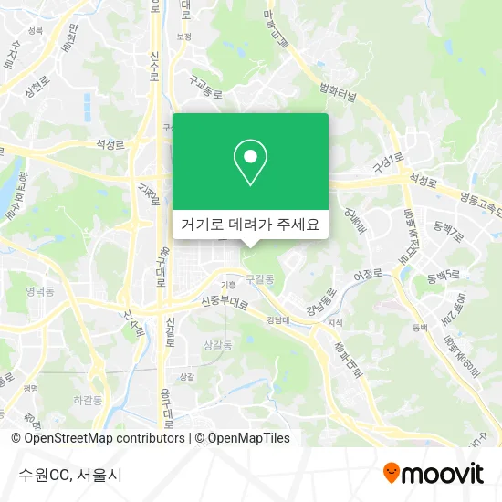 수원CC 지도