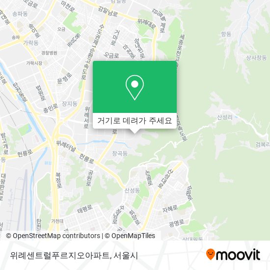 위례센트럴푸르지오아파트 지도