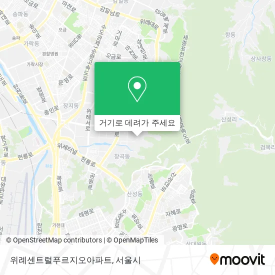 위례센트럴푸르지오아파트 지도