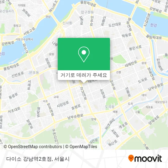 다이소 강남역2호점 지도
