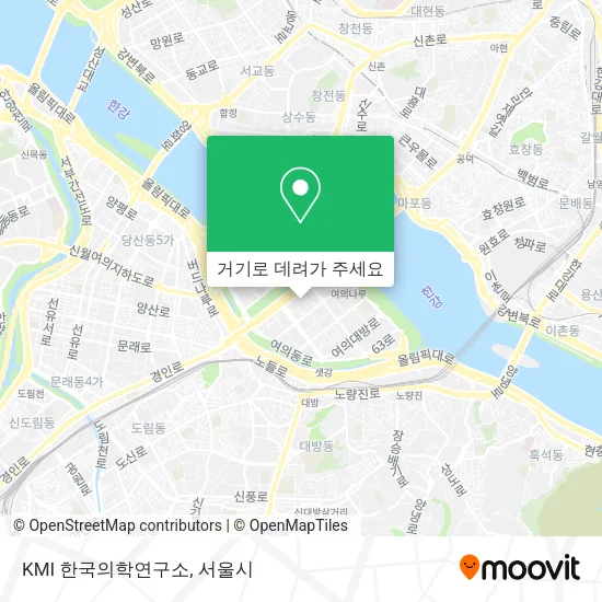 KMI 한국의학연구소 지도