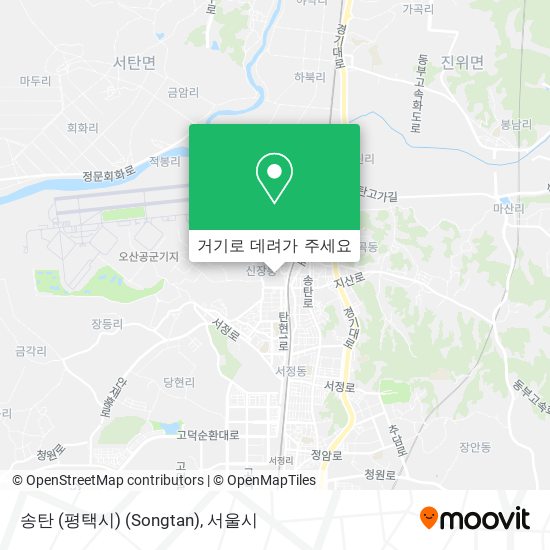 송탄 (평택시) (Songtan) 지도