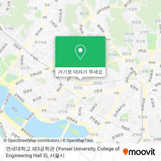 연세대학교 제3공학관 (Yonsei University, College of Engineering Hall 3) 지도