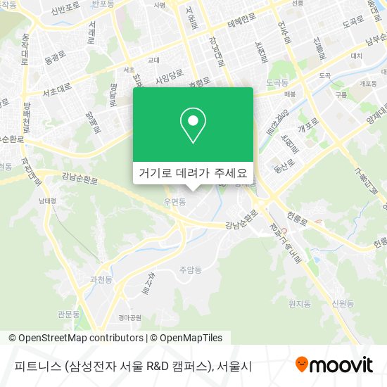 피트니스 (삼성전자 서울 R&D 캠퍼스) 지도