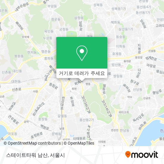 스테이트타워 남산 지도