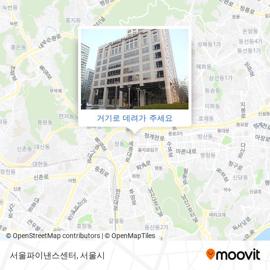 서울파이낸스센터 지도