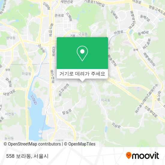 558 보라동 지도