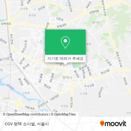 CGV 평택 소사벌 지도