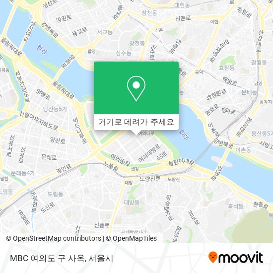 MBC 여의도 구 사옥 지도