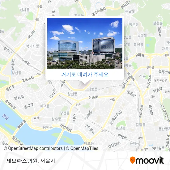 세브란스병원 지도