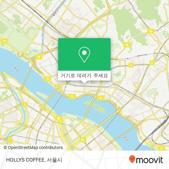 HOLLYS COFFEE 지도