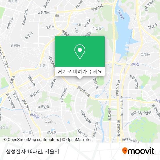 삼성전자 16라인 지도