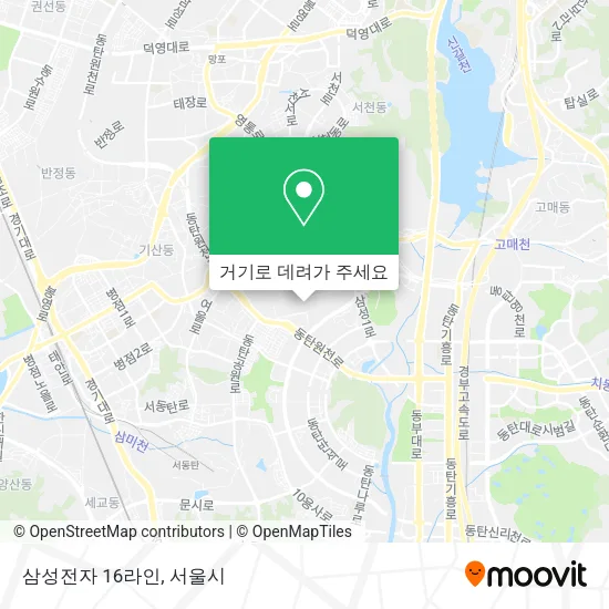 삼성전자 16라인 지도