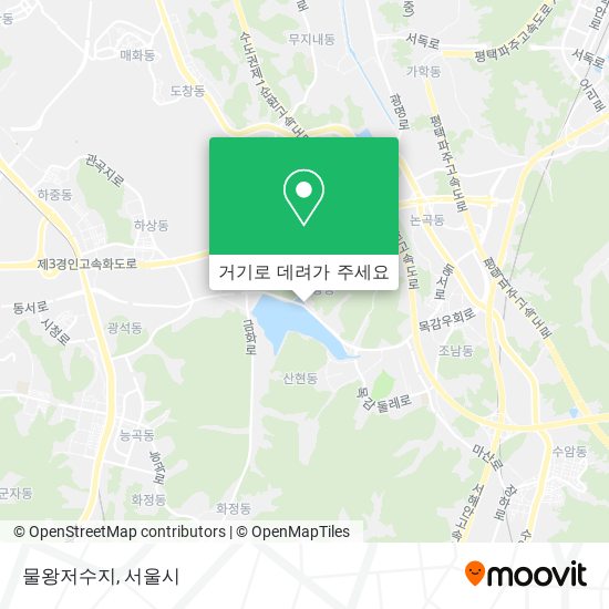 물왕저수지 지도