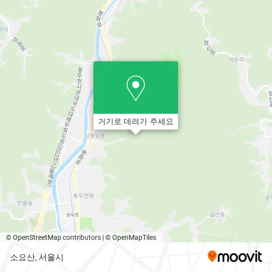 소요산 지도