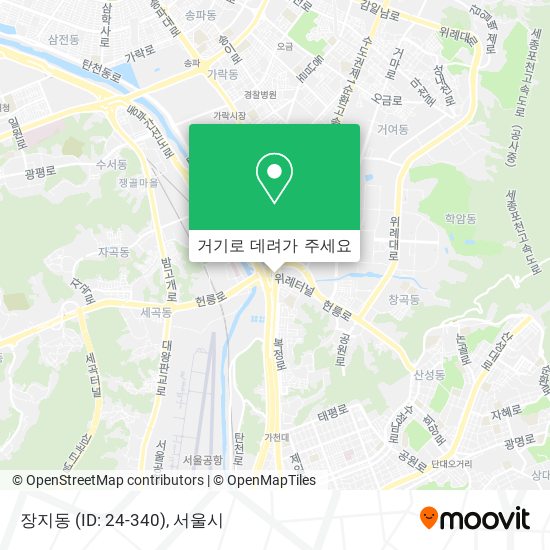 장지동 (ID: 24-340) 지도