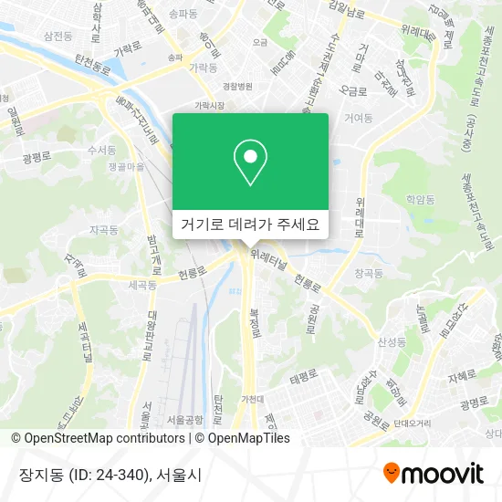장지동 (ID: 24-340) 지도