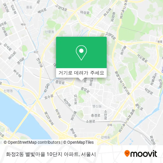 화정2동 별빛마을 10단지 아파트 지도