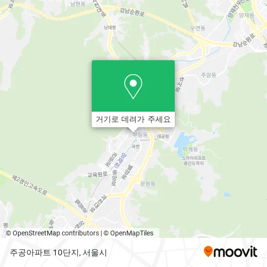 주공아파트 10단지 지도
