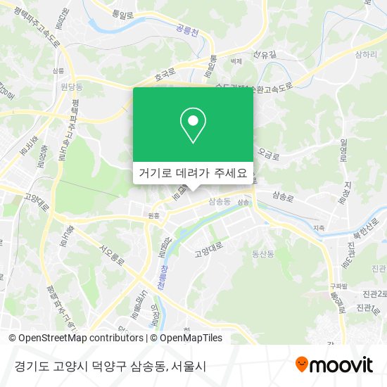 경기도 고양시 덕양구 삼송동 지도