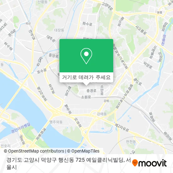 경기도 고양시 덕양구 행신동 725 예일클리닉빌딩 지도
