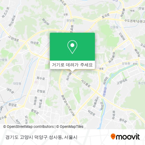 경기도 고양시 덕양구 성사동 지도