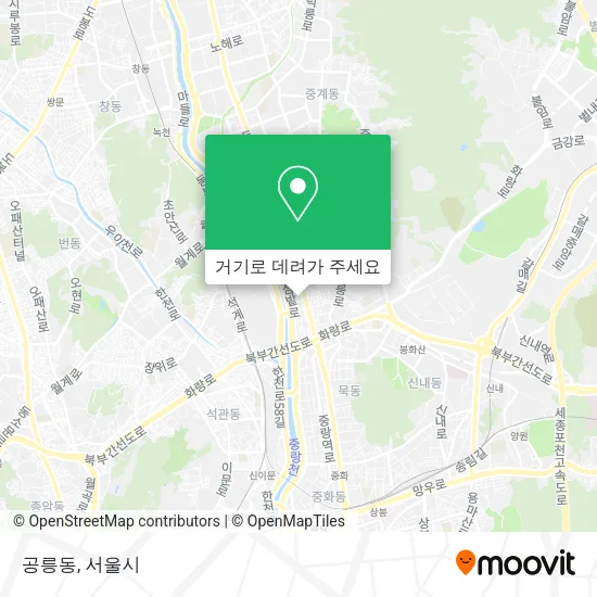 공릉동 지도