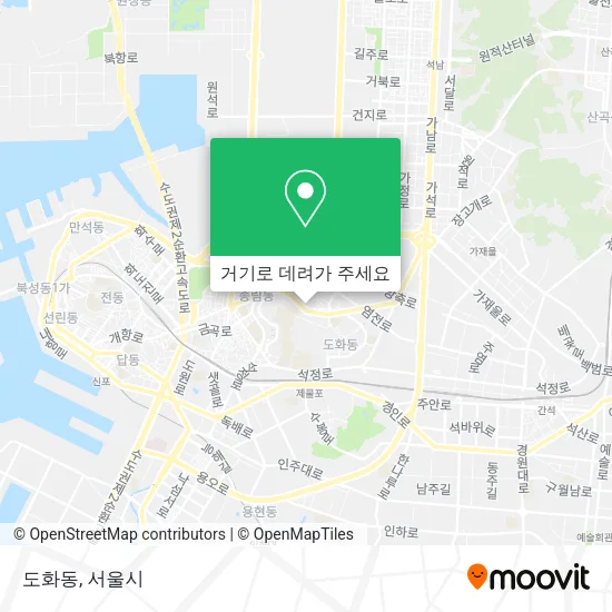 도화동 지도