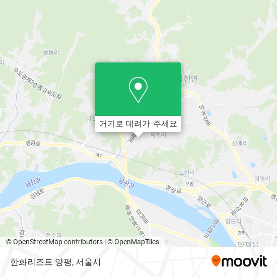 한화리조트 양평 지도