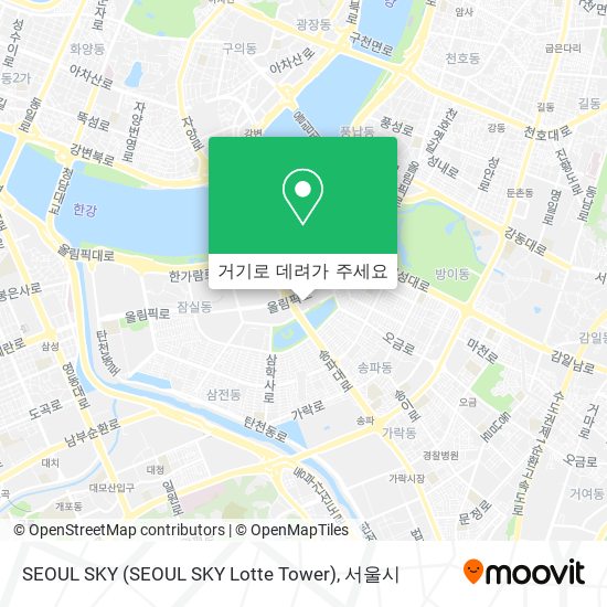 SEOUL SKY (SEOUL SKY Lotte Tower) 지도