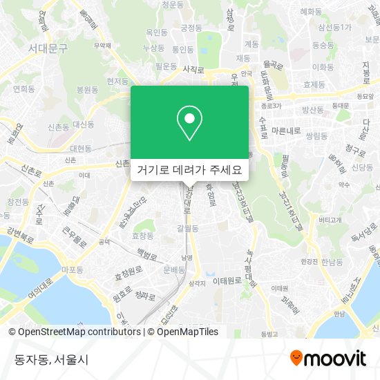 동자동 지도