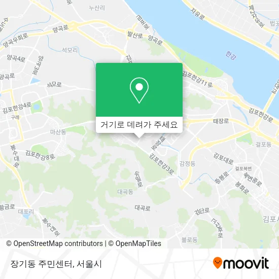 장기동 주민센터 지도