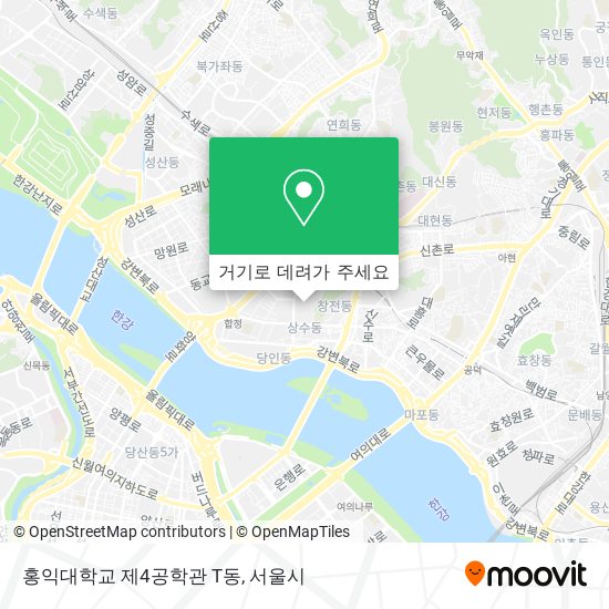 홍익대학교 제4공학관 T동 지도