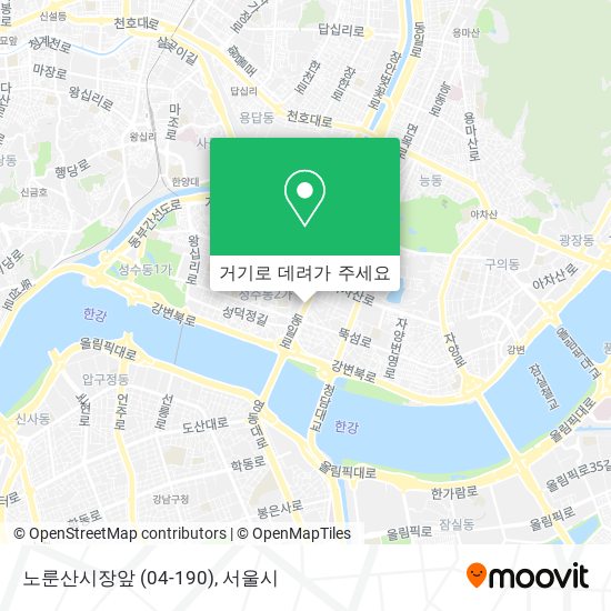 노룬산시장앞 (04-190) 지도