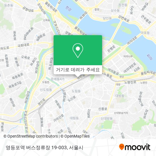 영등포역 버스정류장 19-003 지도