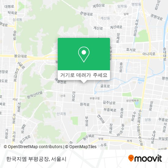 한국지엠 부평공장 지도