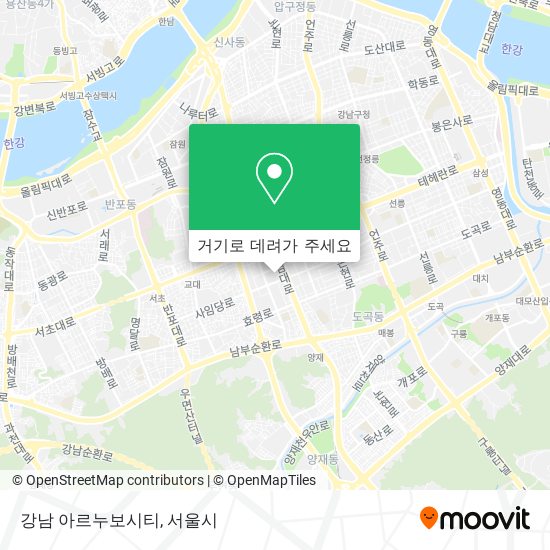 강남 아르누보시티 지도