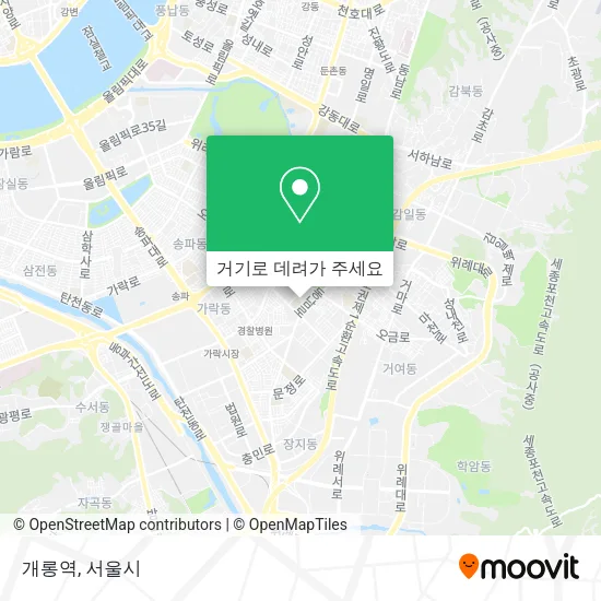 개롱역 지도