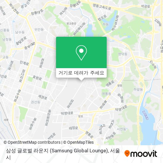 삼성 글로벌 라운지 (Samsung Global Lounge) 지도