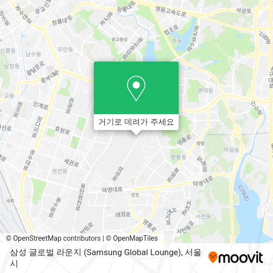 삼성 글로벌 라운지 (Samsung Global Lounge) 지도