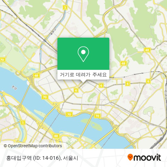 홍대입구역 (ID: 14-016) 지도