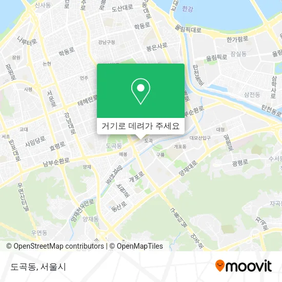 도곡동 지도