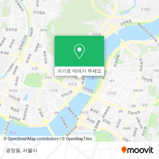 광장동 지도