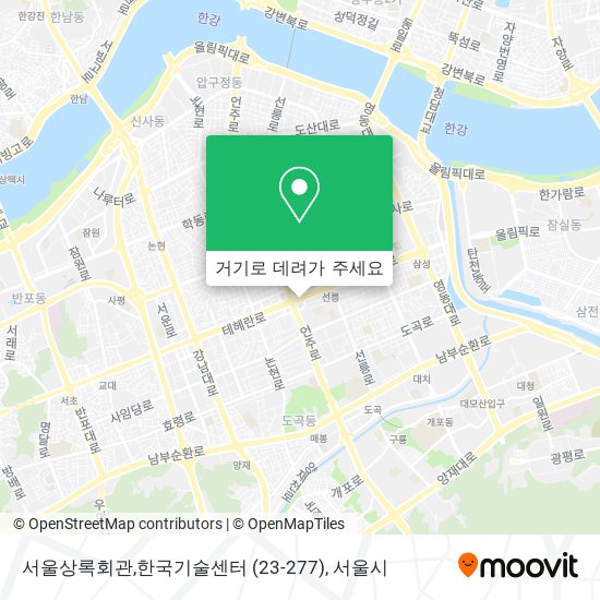 서울상록회관,한국기술센터 (23-277) 지도