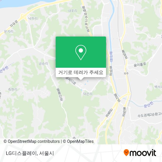 LG디스플레이 지도
