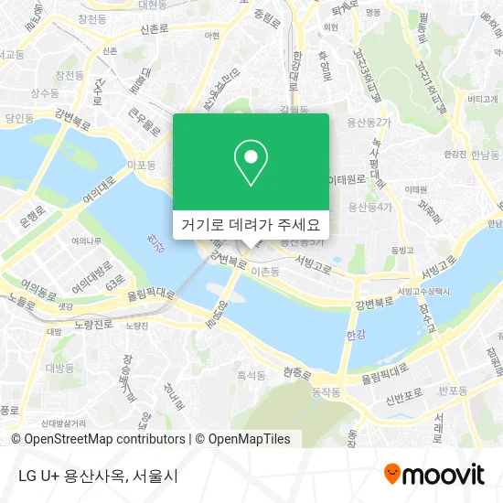 LG U+ 용산사옥 지도