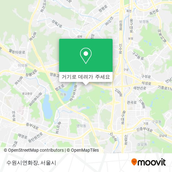 수원시연화장 지도
