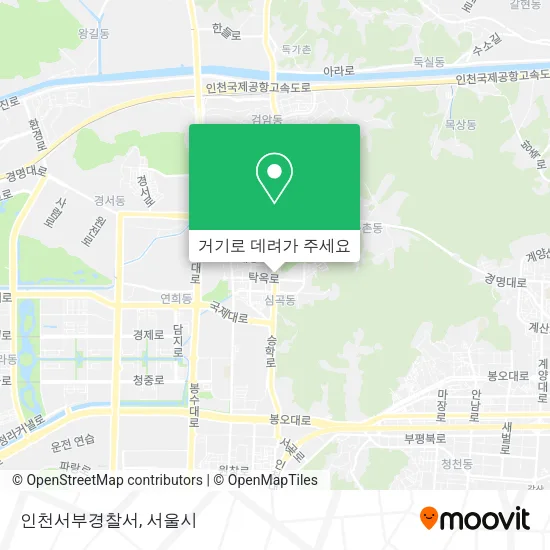 인천서부경찰서 지도
