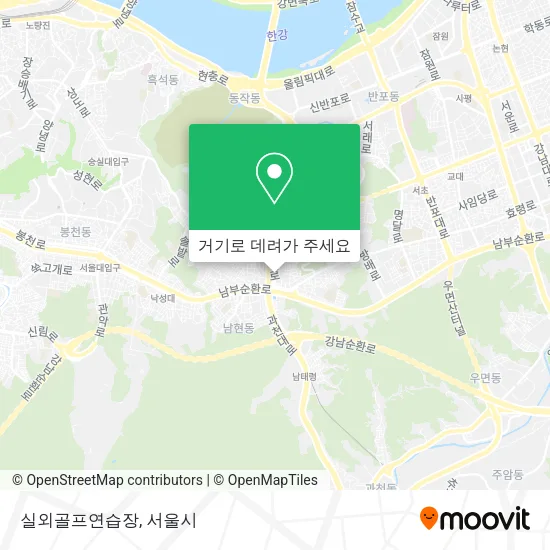 실외골프연습장 지도